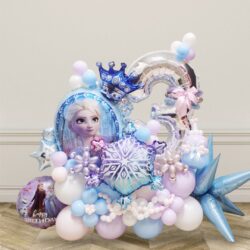 Frozen Elsa Cake Grand Balloon Centerpiece
