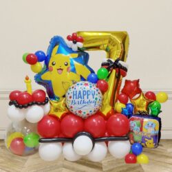 Pokemon Pikachu Cake Grand Balloon Centerpiece