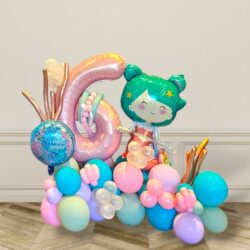 Underwater Mermaid Birthday Balloon Centerpiece
