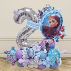 Frozen Anna Birthday Balloon Centerpiece