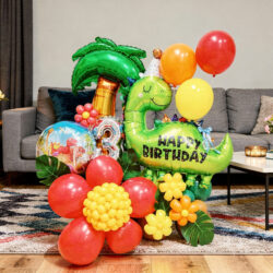 Alternative view of Dinosaur Island Happy Birthday Signature Centerpiece