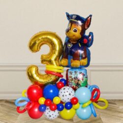 Paw Patrol Chase Signature Balloon Centerpiece